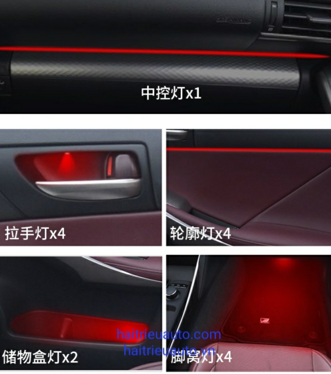 led nội thất cho xe Lexus IS 5 Image