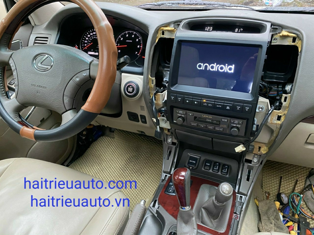 màn hình android xe lexus GX470 3 Image