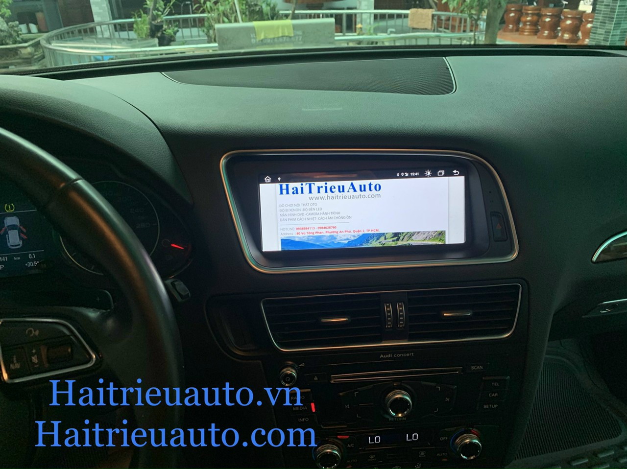 màn hình android xe audi Q5 2 Image