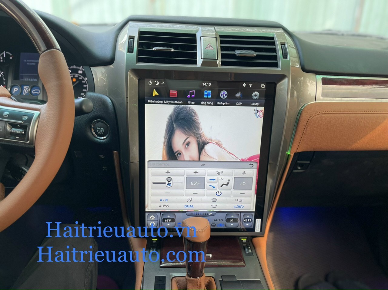 Màn hình android tesla xe Lexus GX 460 4 Image