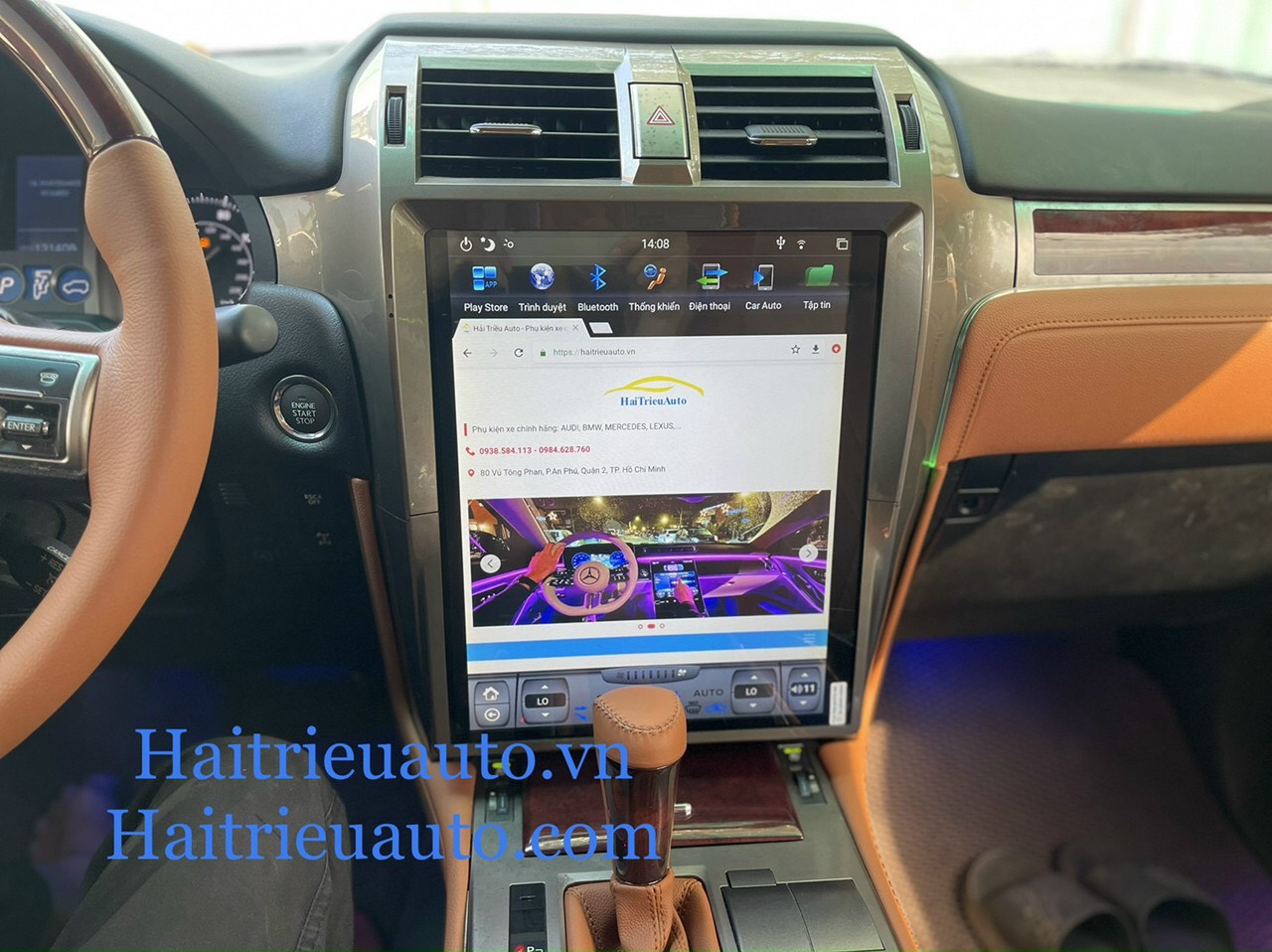 Màn hình android tesla xe Lexus GX 460 2 Image