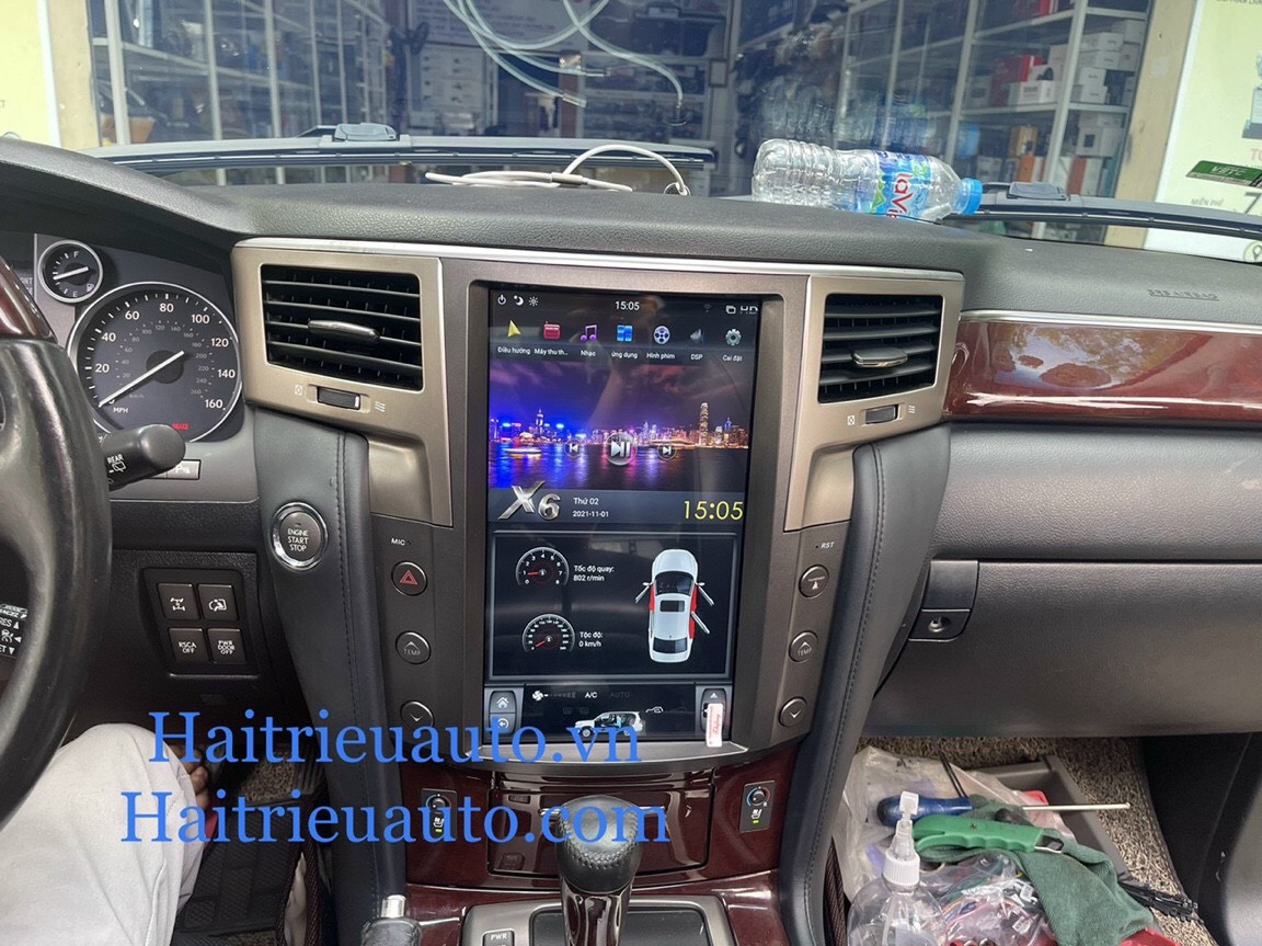 Màn hình android tesla xe Lexus Lx 570 2014 3 Image