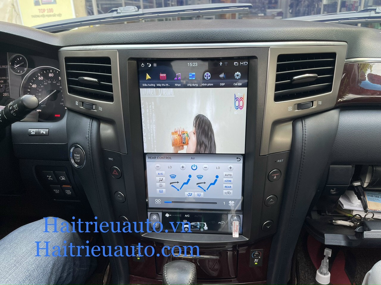 Màn hình android tesla xe Lexus Lx 570 2014 4 Image