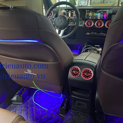 led sau ghế xe mercedes C