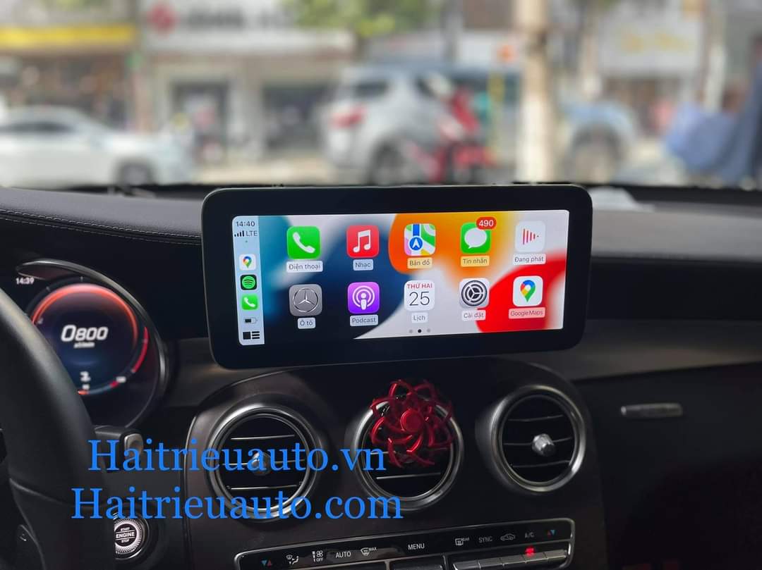MÀN HÌNH ANDROID XE MERCEDES C180 5 Image