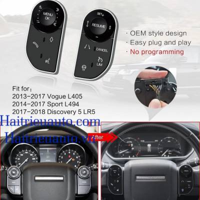 Nút cảm ứng điều khiển vô lăng xe Range Rover Vogue