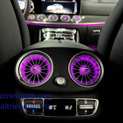Cửa gió Turbine led trước mẫu mới xe mercedes E