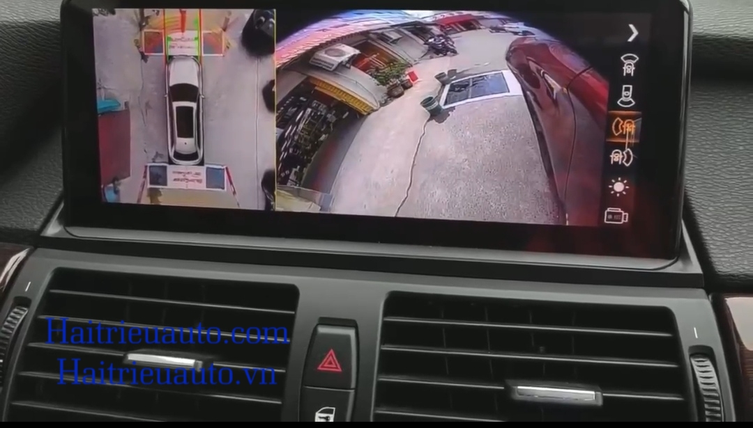 Màn hình android có camera 360 xe BMW X5 6 Image