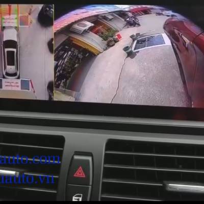 Màn hình android có camera 360 xe BMW X5