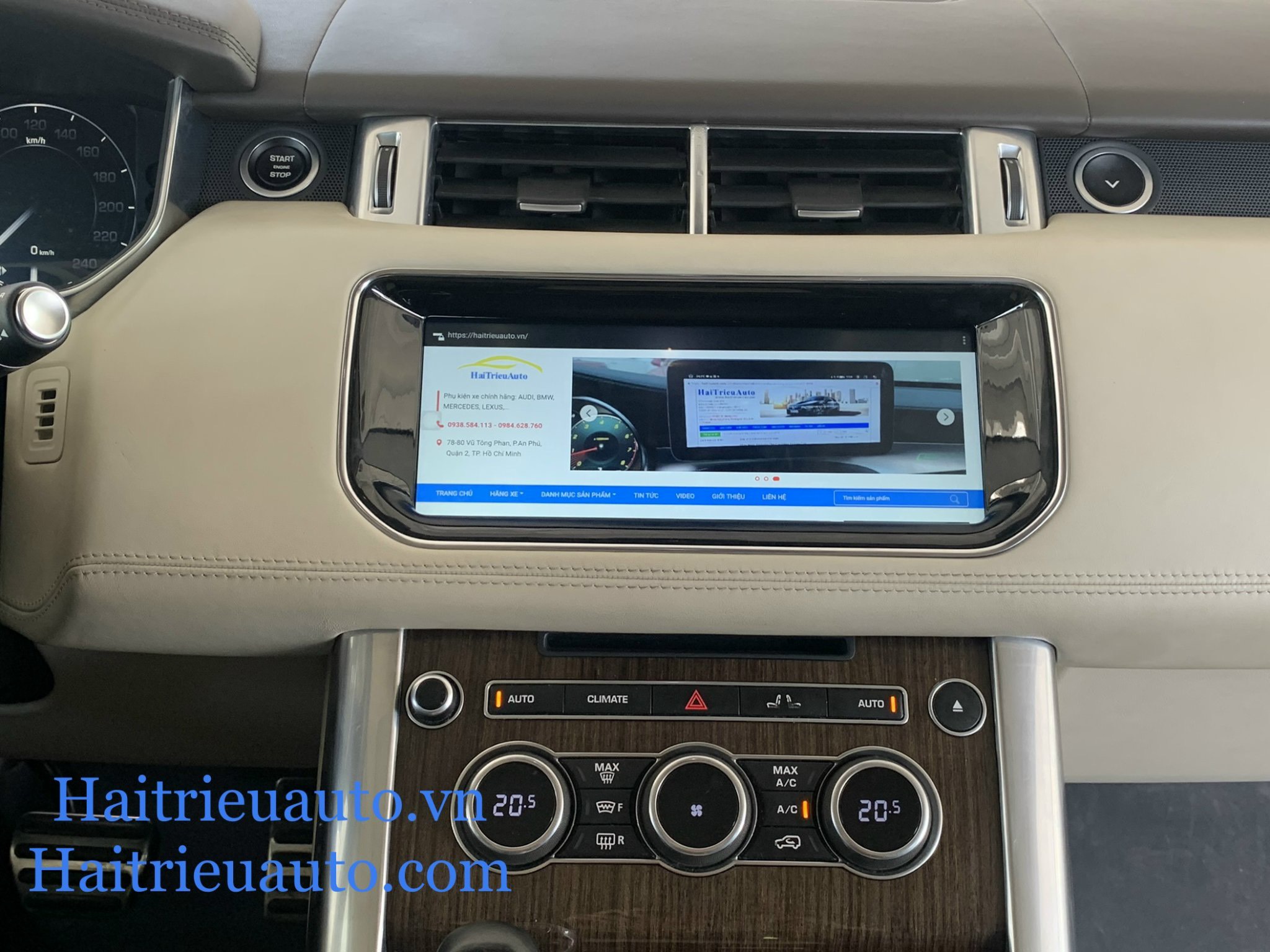 Màn hình android xe Range Rover Sport 2 Image
