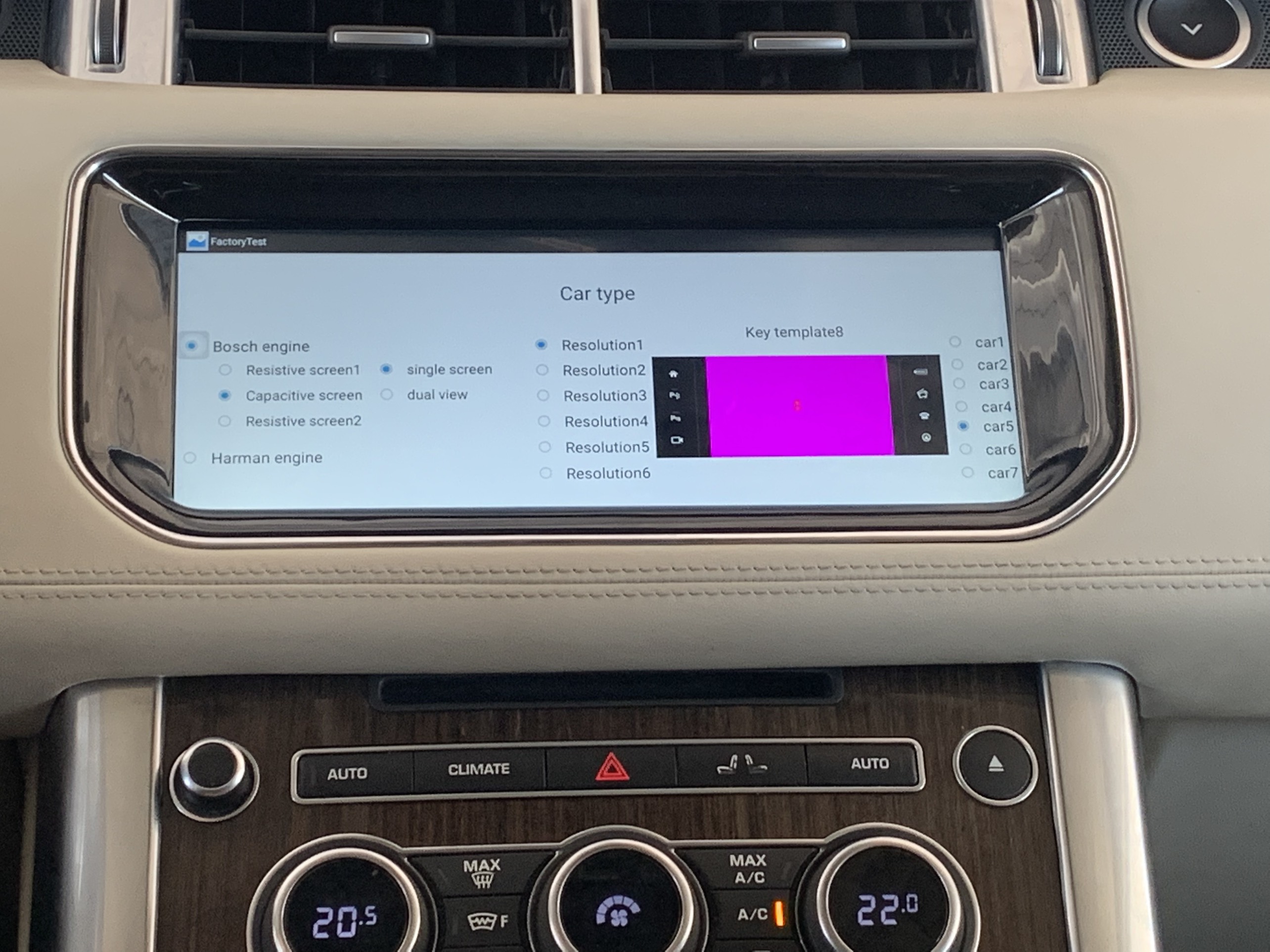 Màn hình android xe Range Rover Sport 5 Image