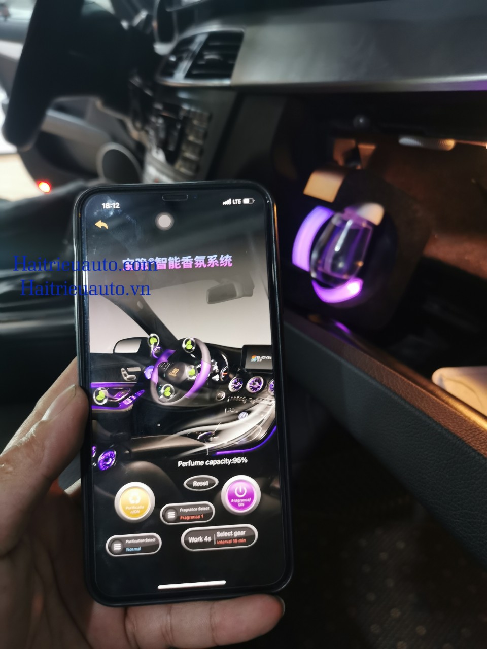 Hệ thống nước hoa xe Hyundai Santafe 2 Image