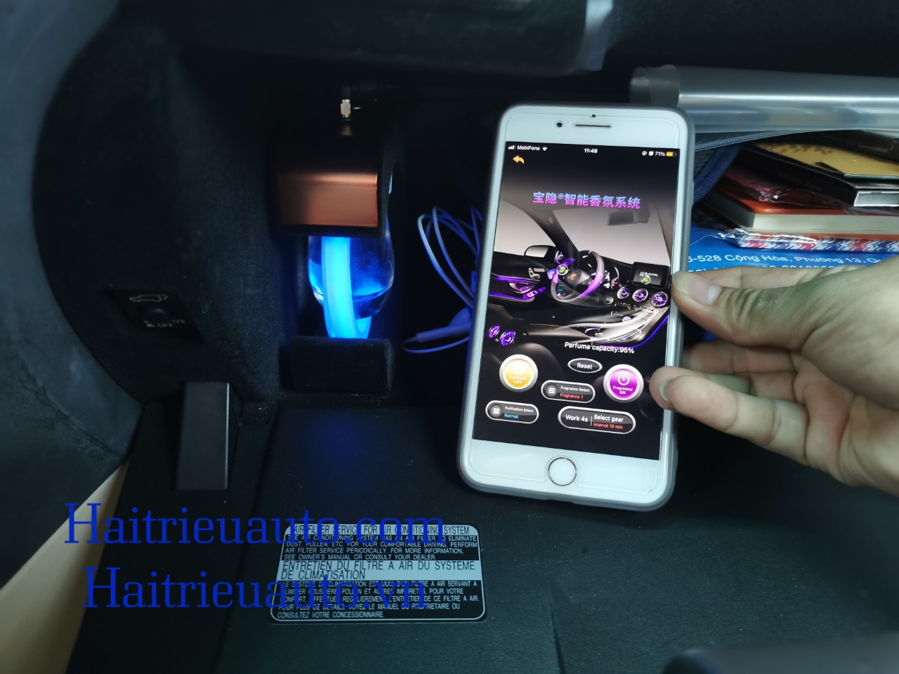 Hệ thống nước hoa xe Toyota Cross 3 Image