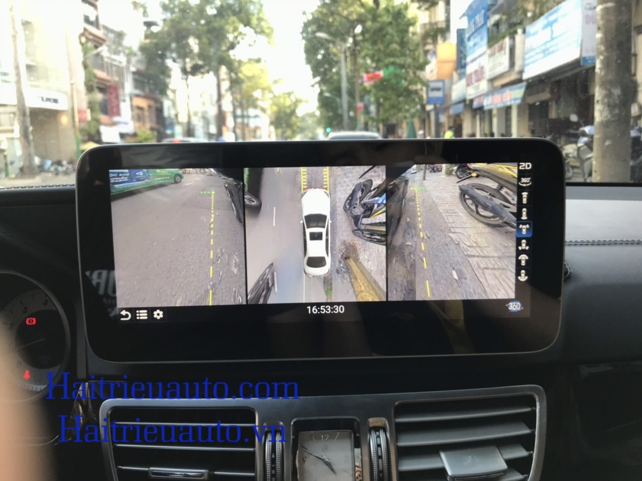 Màn hình android Omas 360 xe mercedes E 2014 3 Image