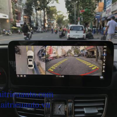 Màn hình android liền camera 360 xe mercedes C