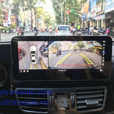 Màn hình android liền camera 360 xe Mercedes C 2010