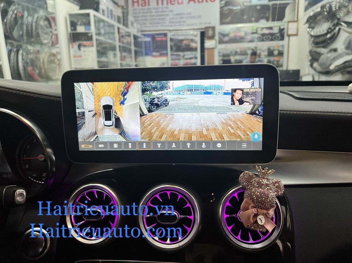 Màn hình android liền camera 360 xe Mercedes GLC 2 Image