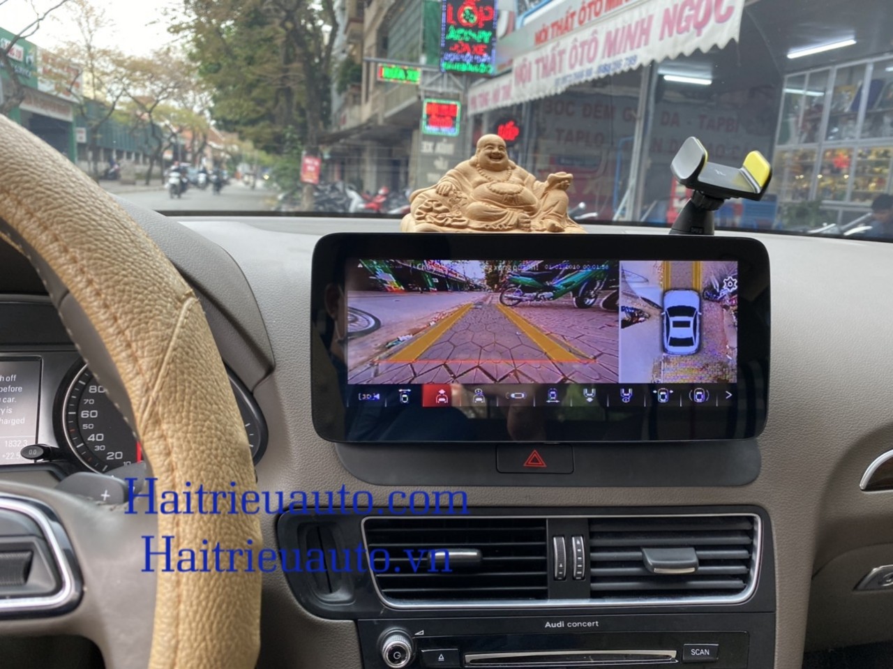 Màn hình android liền camera 360 xe Audi Q5 3 Image