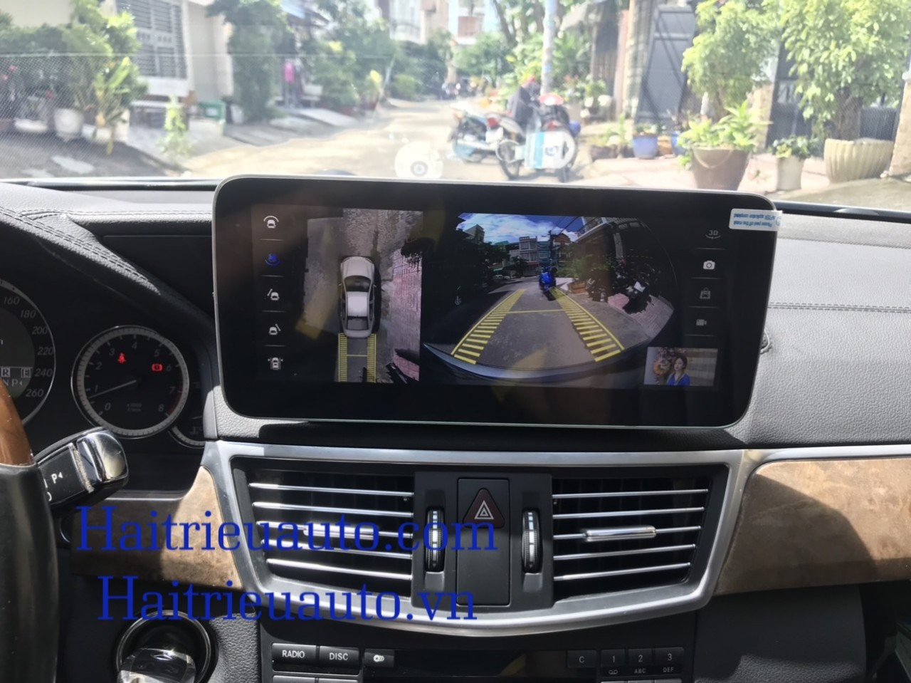 Màn hình android liền camera 360 xe Mercedes E 2010 3 Image