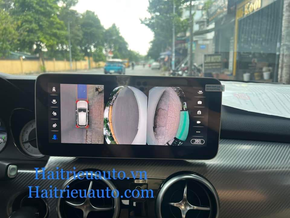 Màn hình android liền camera 360 xe Mercedes CLA 2 Image
