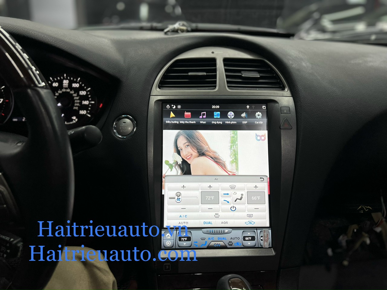 Màn hình adnroid tesla xe lexus ES 3 Image