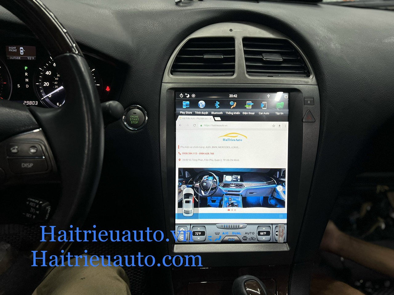 Màn hình adnroid tesla xe lexus ES 4 Image