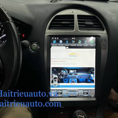 Màn hình android tesla theo xe bently 2012