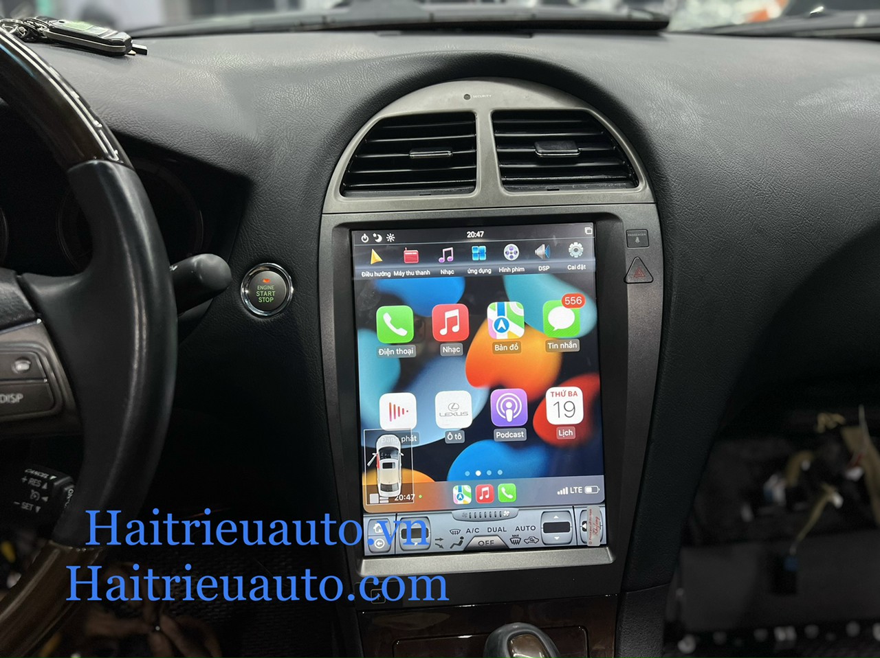 Màn hình adnroid tesla xe lexus ES 5 Image