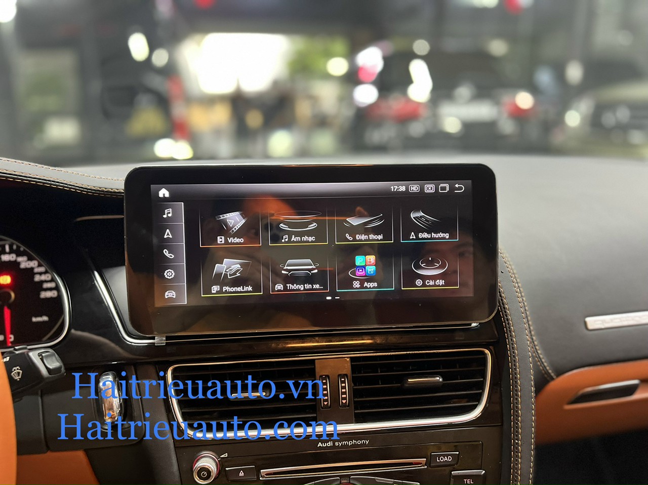 Màn hình android theo xe Audi A4 3 Image