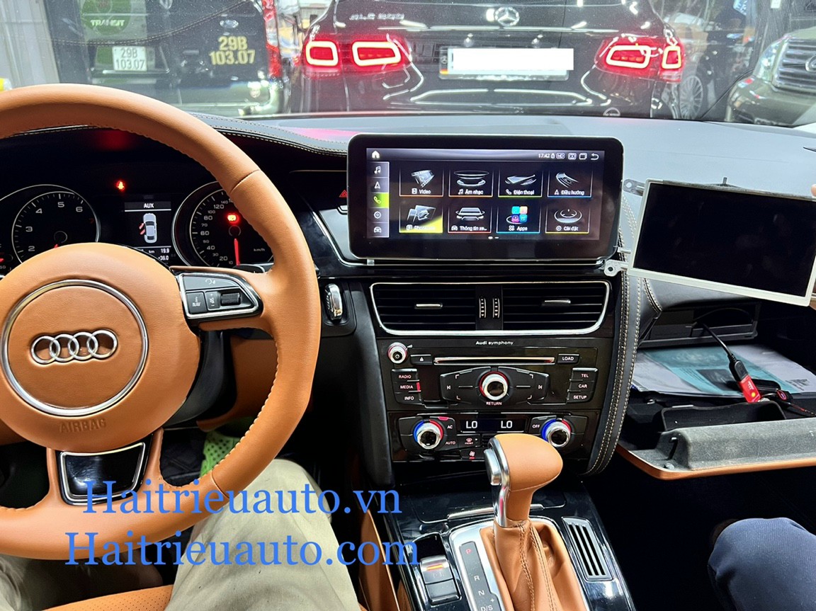 Màn hình android theo xe Audi A4 5 Image