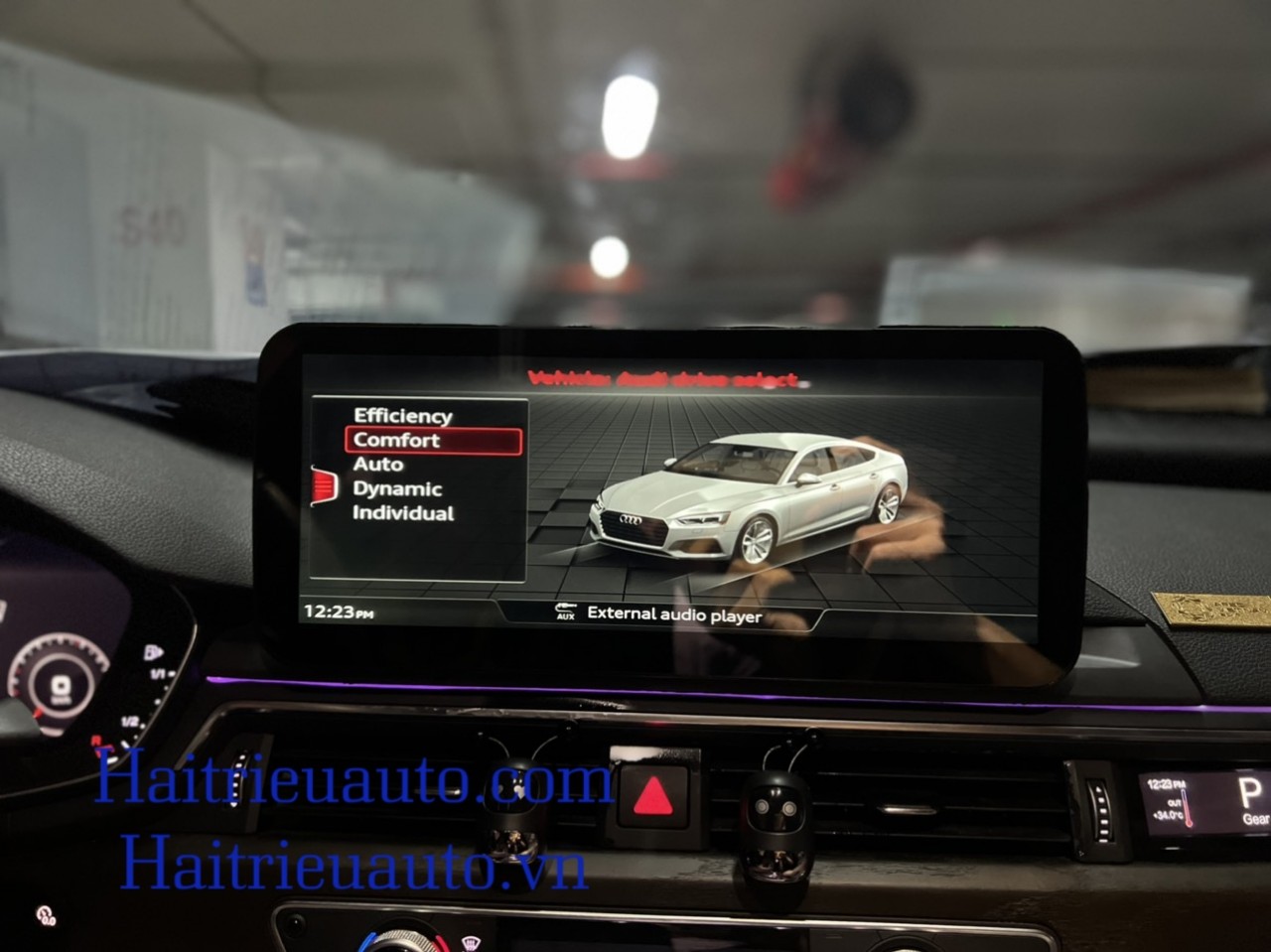 Màn hình android xe audi A4 2017 3 Image