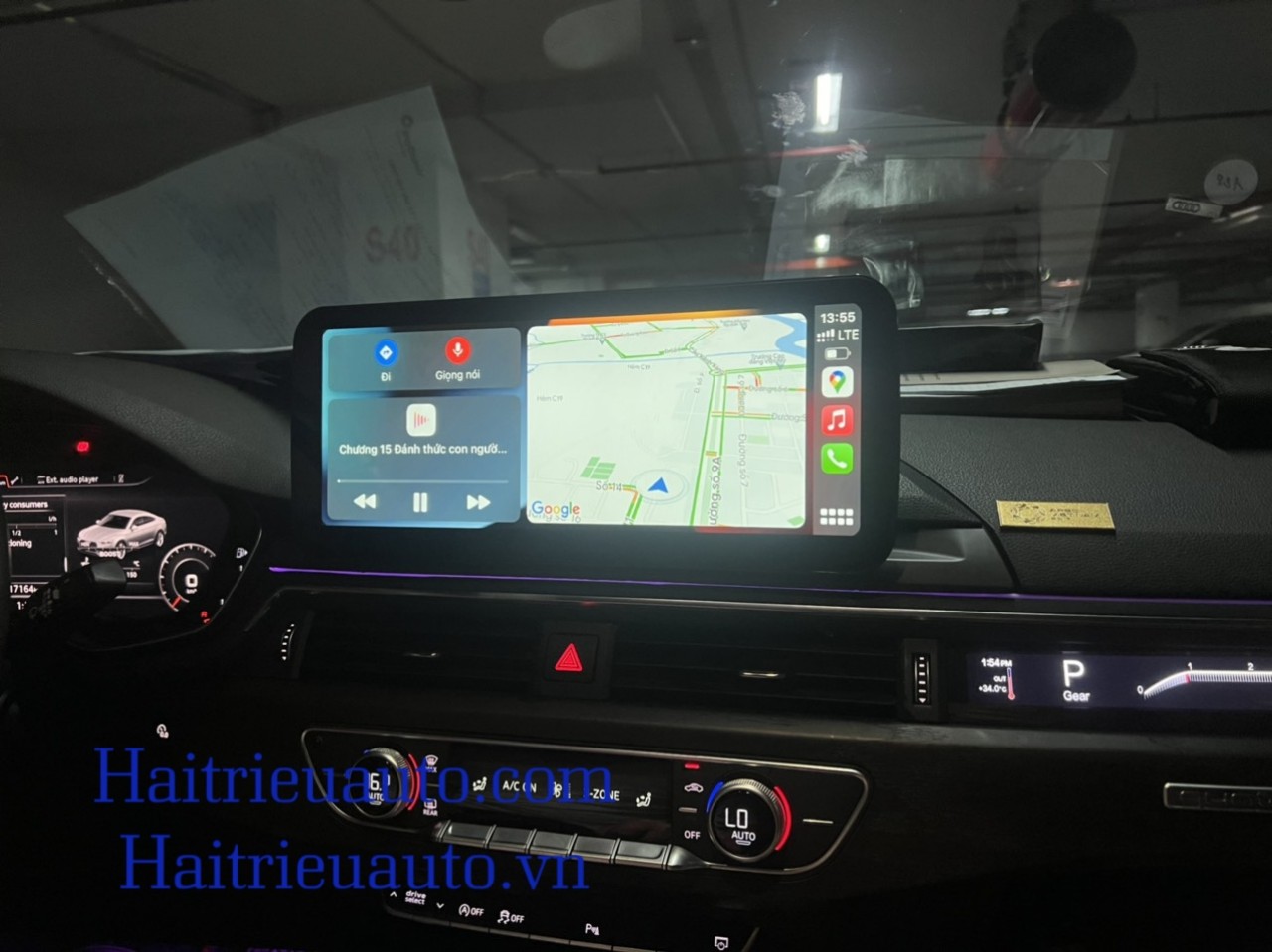 Màn hình android xe audi A4 2017 6 Image