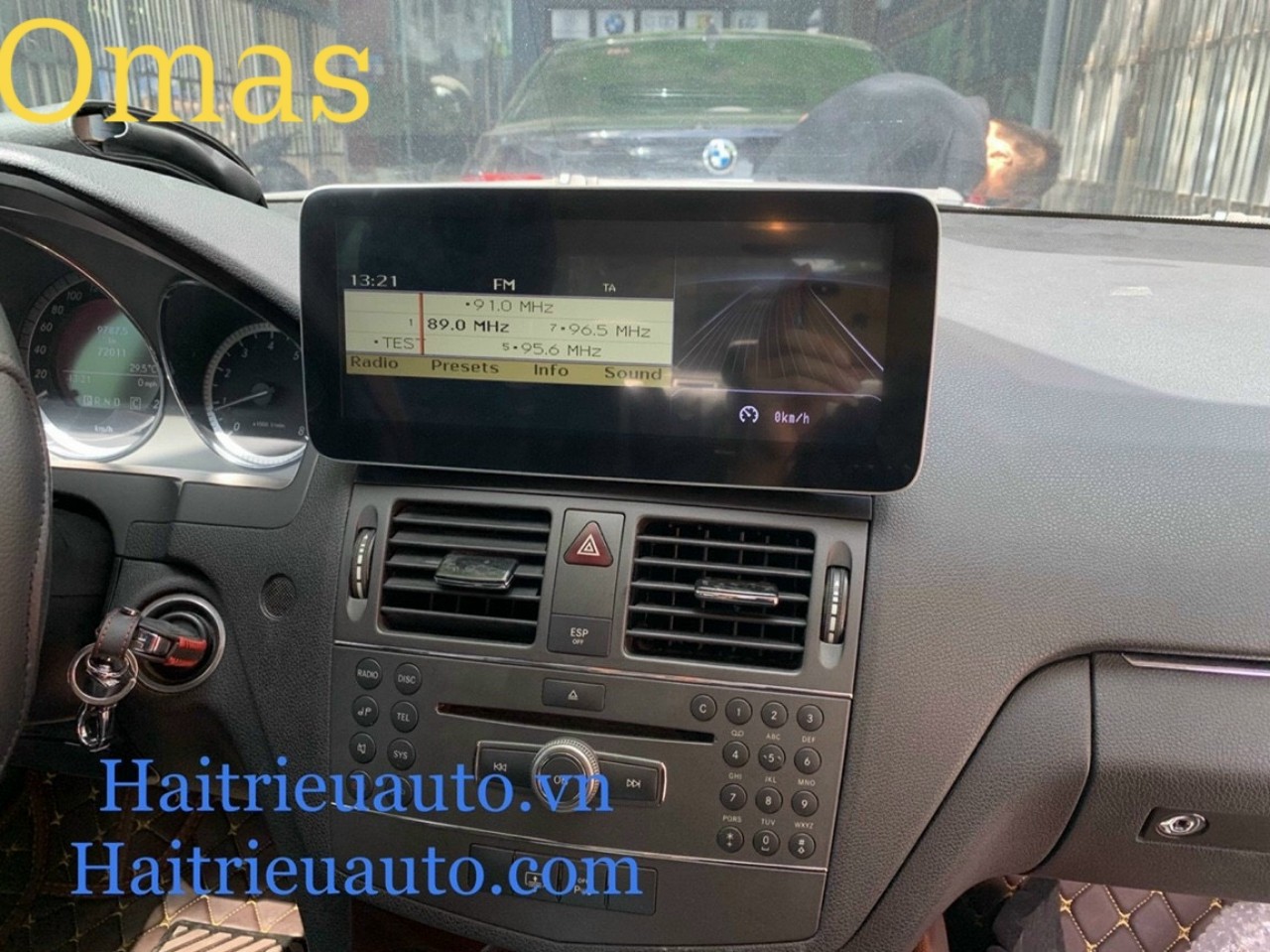 Màn hình android Omas Pro xe mercedes C 2010 5 Image