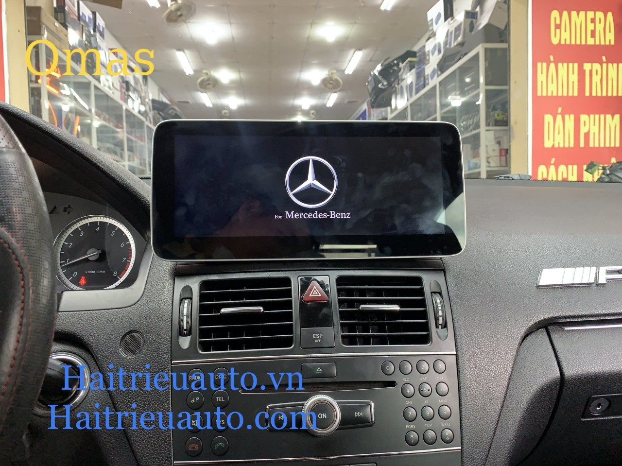 Màn hình android Omas Pro xe mercedes C 2010 6 Image
