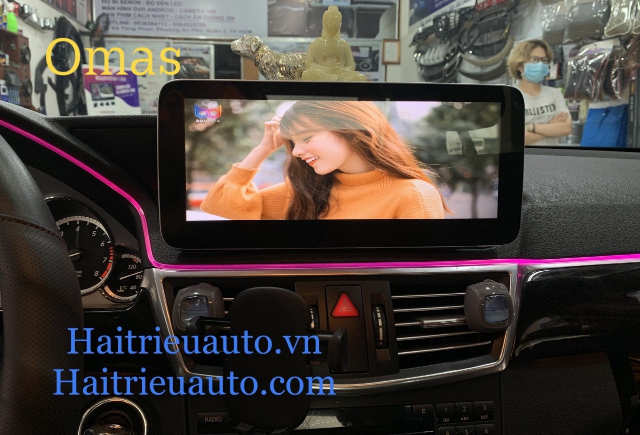 Màn hình android Omas Pro xe mercedes E 2010 4 Image