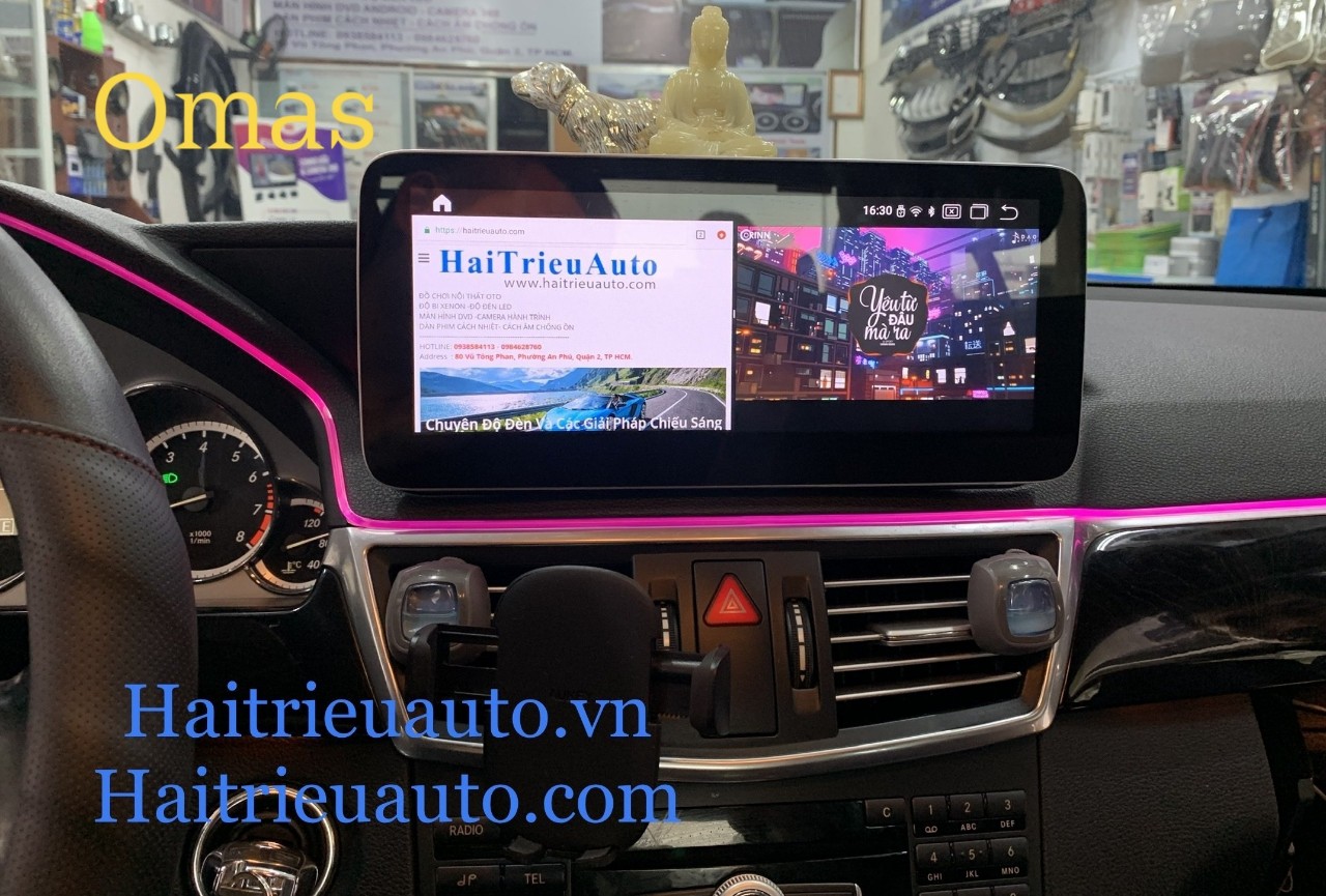 Màn hình android Omas Pro xe mercedes E 2010 5 Image