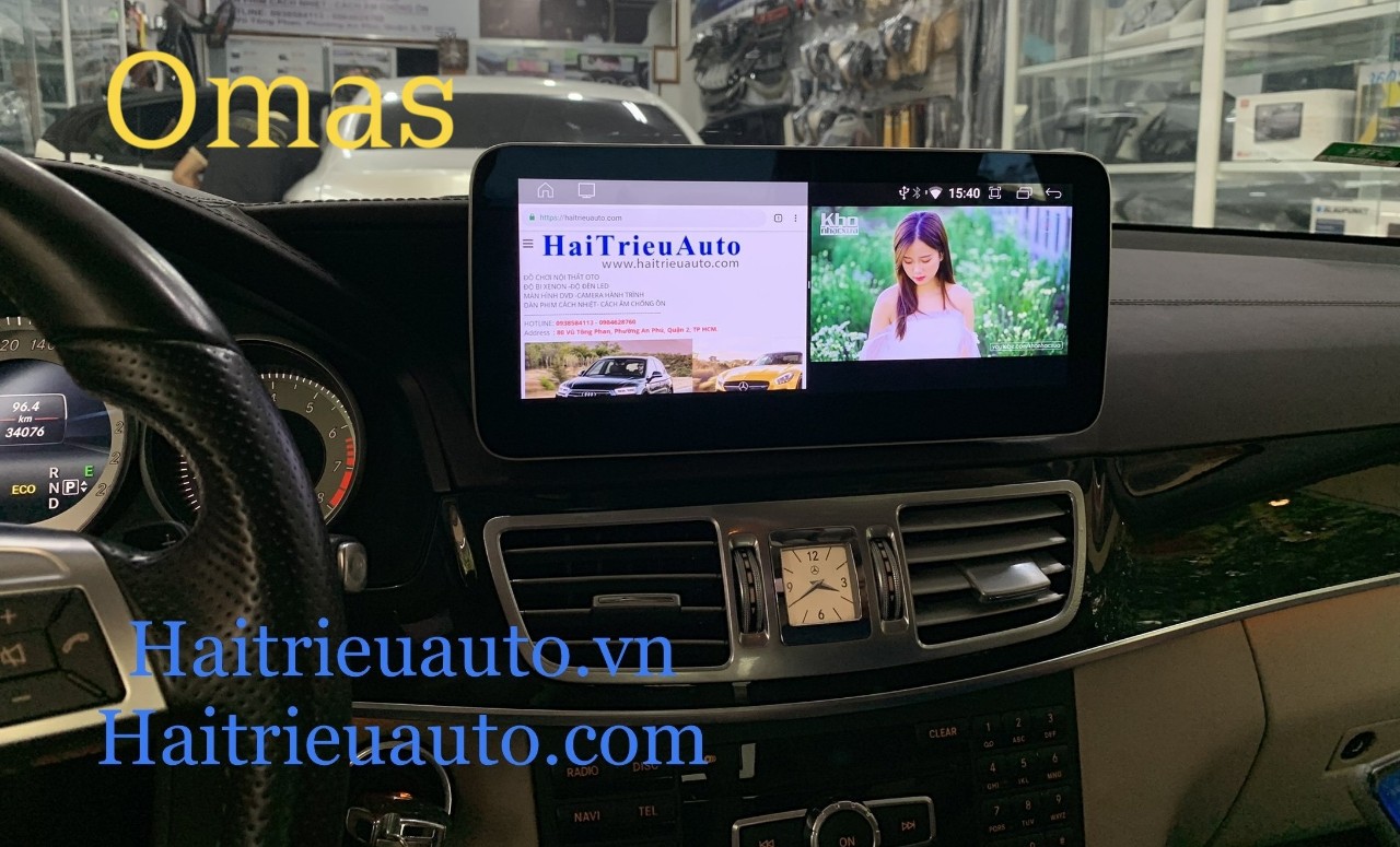 Màn hình android Omas Pro xe mercedes E 2014 3 Image