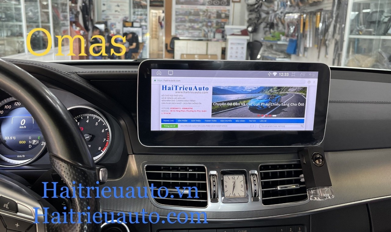 Màn hình android Omas Pro xe mercedes E 2014 2 Image