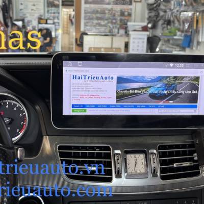 Trang Chủ 31 Màn hình android Omas Pro xe mercedes E 2010