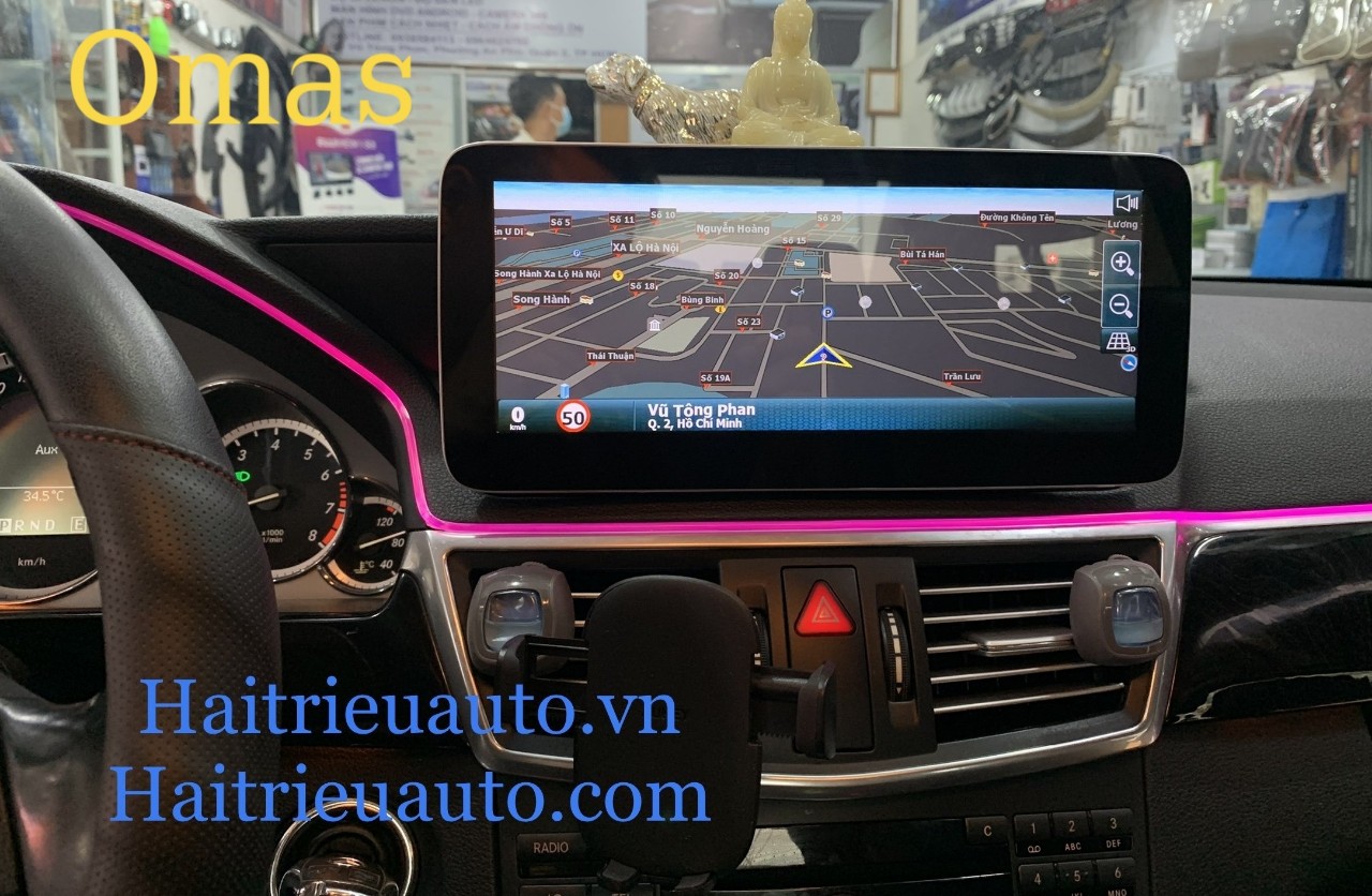 Màn hình android Omas Pro xe mercedes E 2010 6 Image