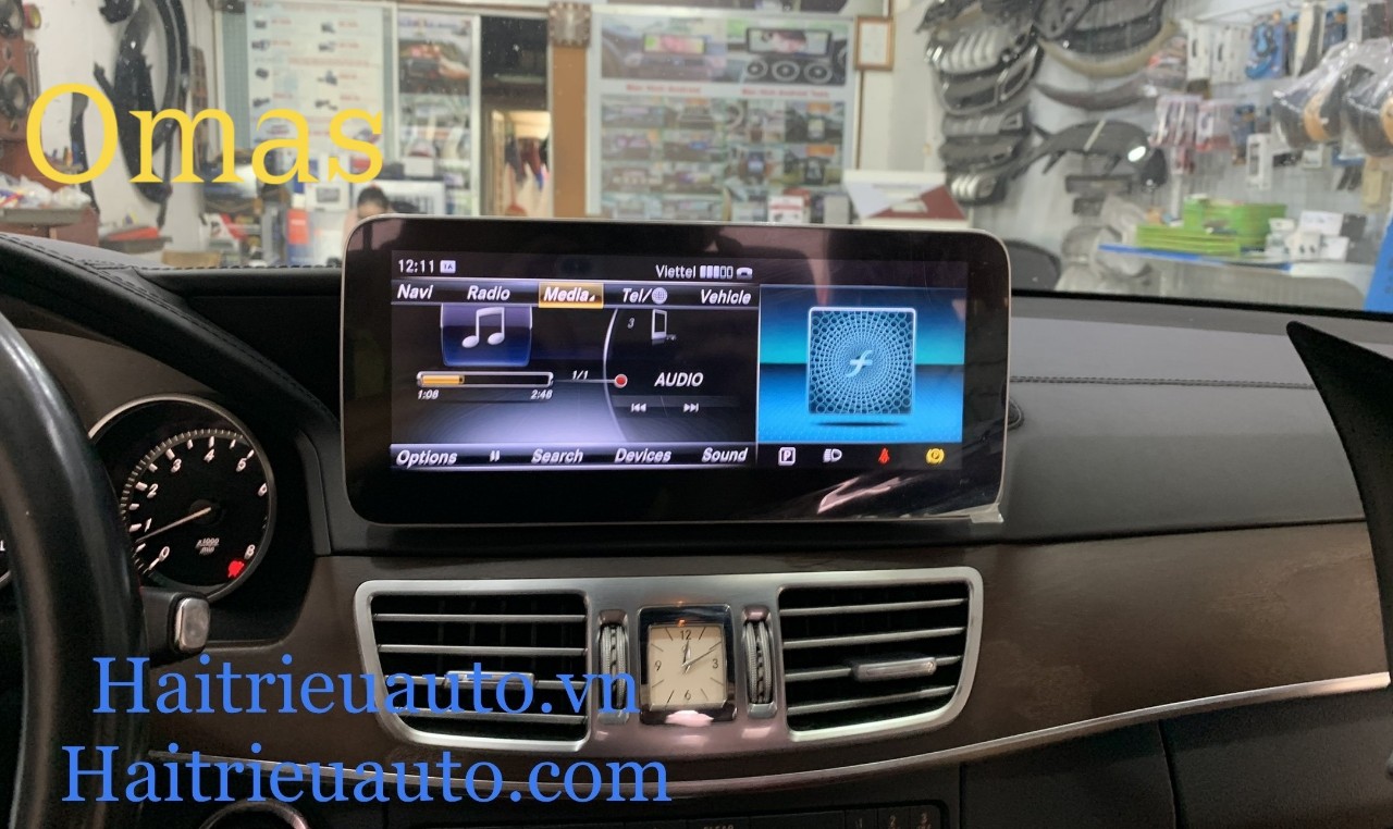 Màn hình android Omas Pro xe mercedes E 2014 4 Image