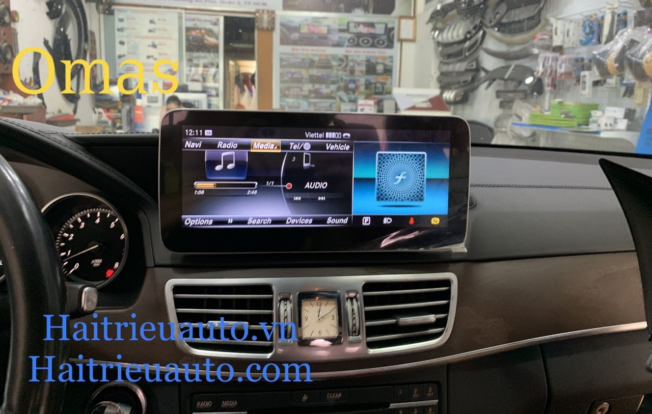 Màn hình android Omas Pro xe mercedes E 2014 5 Image