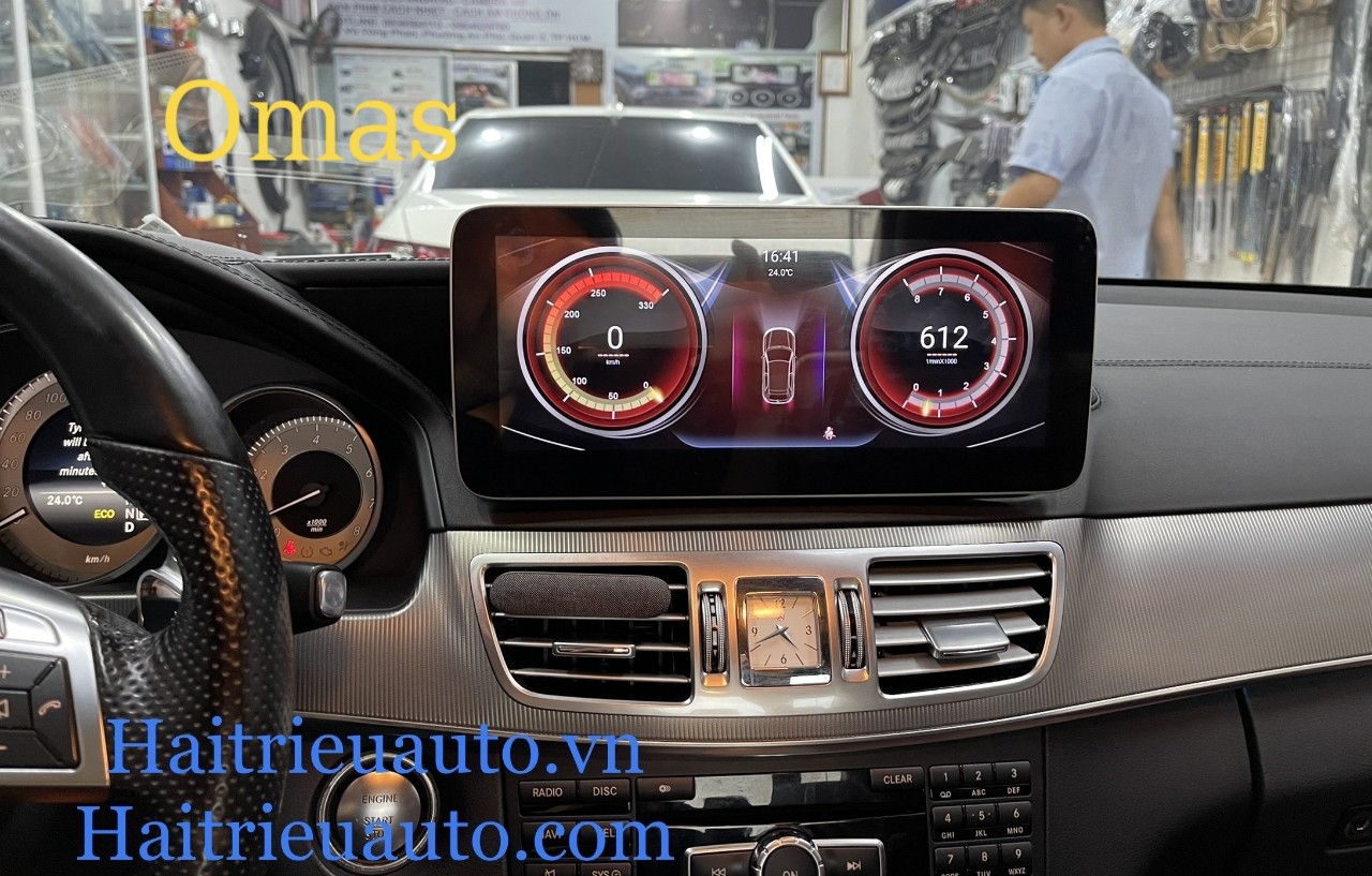 Màn hình android Omas Pro xe mercedes E 2014 6 Image