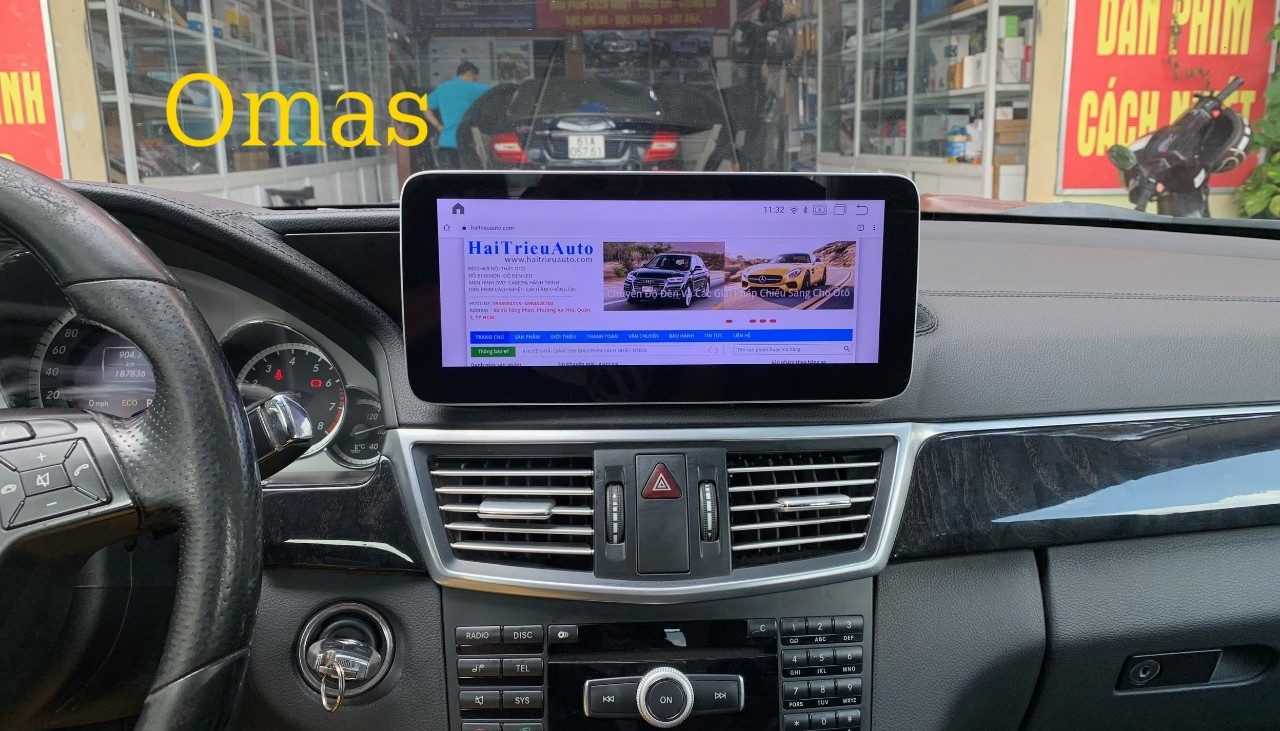 Màn hình android Omas Pro xe mercedes E 2010 2 Image