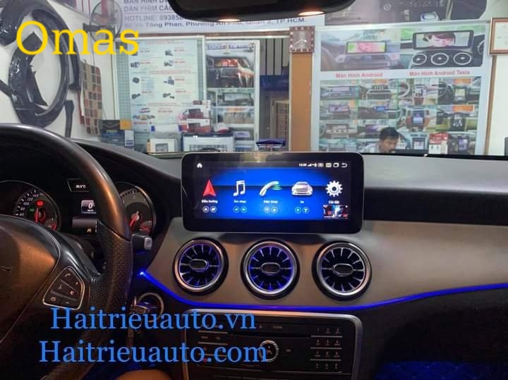 Màn hình android OmasPro xe mercedes GLA 4 Image