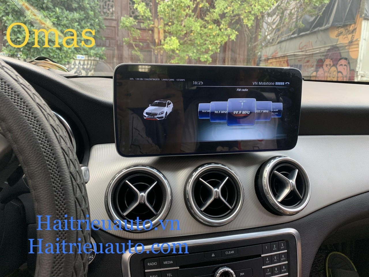Màn hình android OmasPro xe mercedes GLA 3 Image