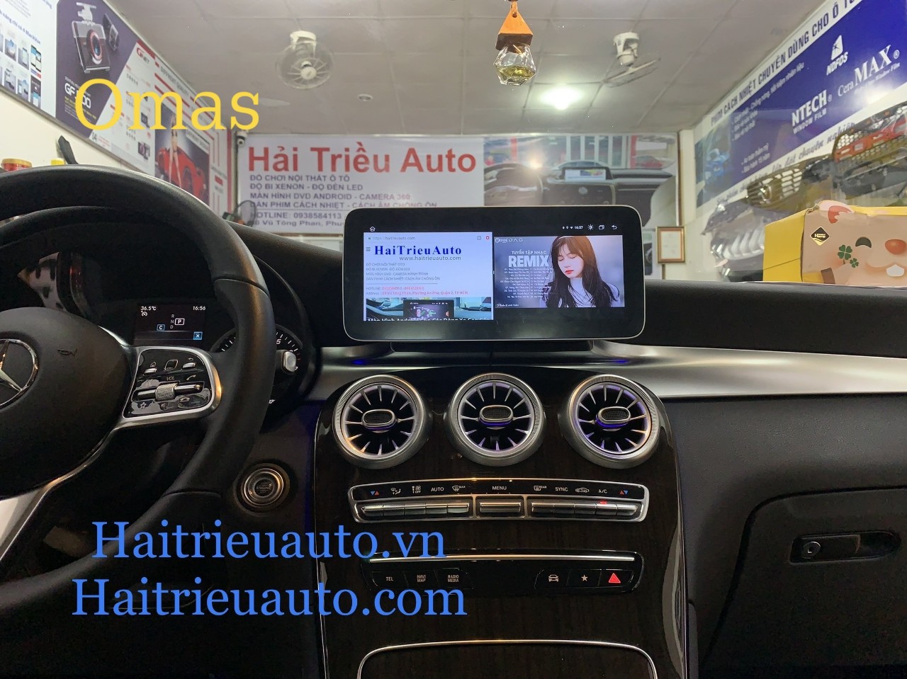 Màn hình android Omas Pro xe Mercedes GLC 2022 2 Image