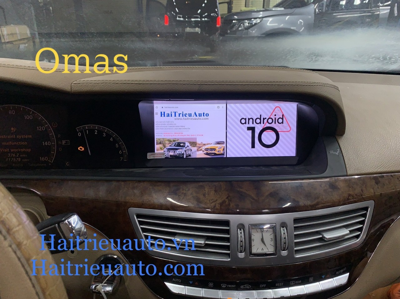 Màn hình android Omas xe Mercedes S 2010 2 Image