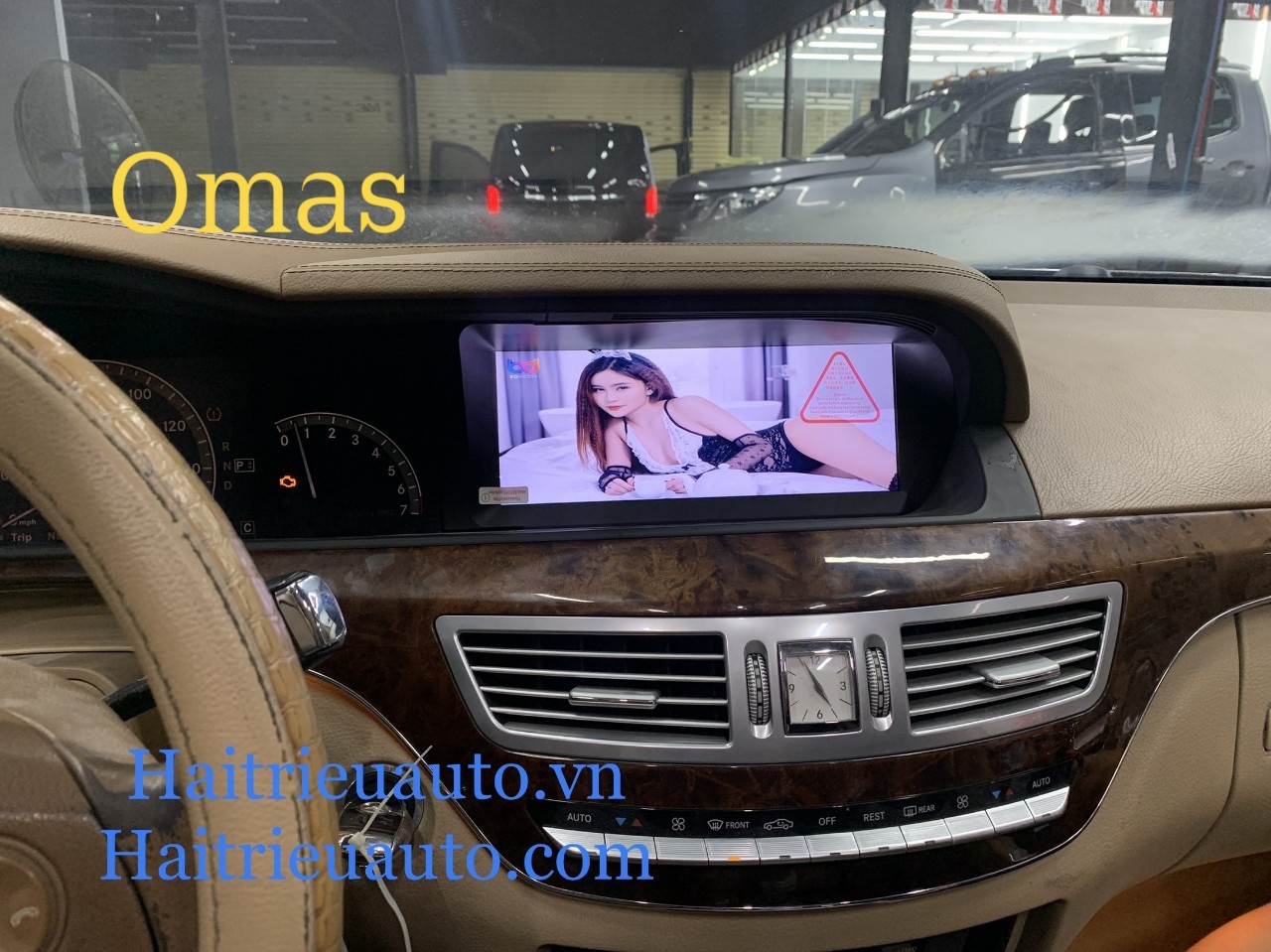 Màn hình android Omas xe Mercedes S 2010 6 Image