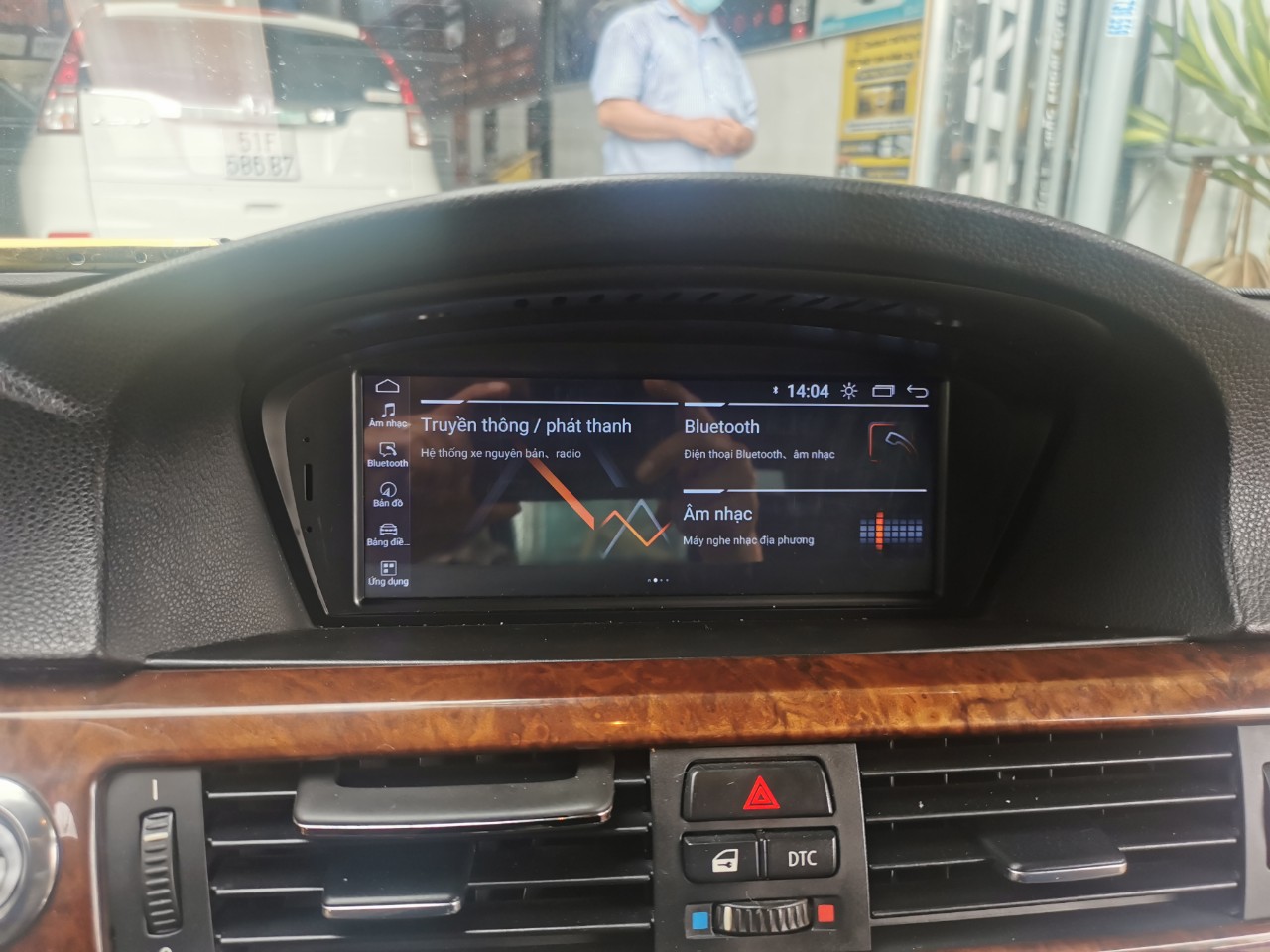 Màn hình android Omas 360 xe BMW E60 3 Image